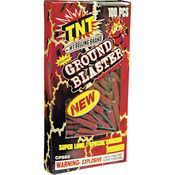 Eco-friendly firecracker with less smoke and vibrant display